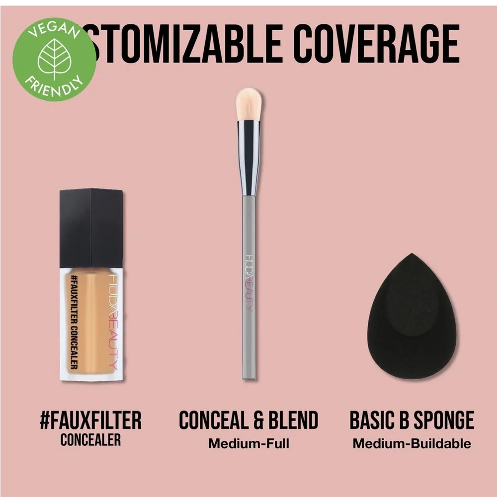 Huda Beauty #Fauxfilter Luminous Matte Liquid Concealer 17shades pick yours 🩷 - Picture 6 of 7